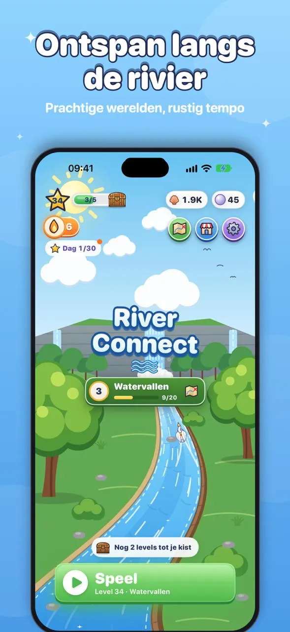 Relax along the river: beautiful worlds at a calm pace